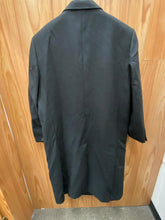 Load image into Gallery viewer, Vella V7020 Black Double Breasted Wool Blend Topcoat/Overcoat
