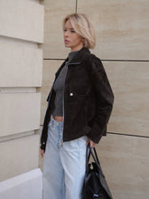 Load image into Gallery viewer, Genuine Lamb Leather Suede Jacket
