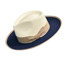 Load image into Gallery viewer, Bellissimo Exclusive Panama and Felt Two Tone Fox [Sapphire Blue]
