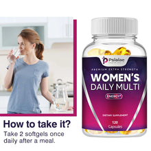 Load image into Gallery viewer, Women's Daily Multi Capsules - Daily Multivitamin To Support Energy and Immune Health - 120 Capsules
