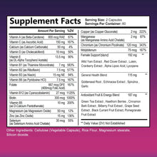 Load image into Gallery viewer, Women's Daily Multi Capsules - Daily Multivitamin To Support Energy and Immune Health - 120 Capsules

