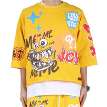 Load image into Gallery viewer, MERTI SN/ Jersey 3/4 Sleeve Crop Top Tee
