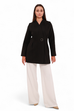 Load image into Gallery viewer, Opéra Cashmere Blend Overcoat in Black
