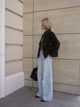Load image into Gallery viewer, Genuine Lamb Leather Suede Jacket

