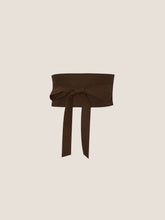 Load image into Gallery viewer, Linen Wide Tie-Front Waist Belt ZAFIRA
