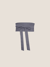 Load image into Gallery viewer, Linen Wide Tie-Front Waist Belt ZAFIRA
