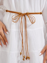 Load image into Gallery viewer, Cotton-Linen Knotted Belt
