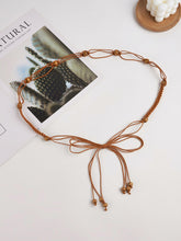Load image into Gallery viewer, Cotton-Linen Knotted Belt
