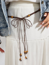 Load image into Gallery viewer, Cotton-Linen Knotted Belt

