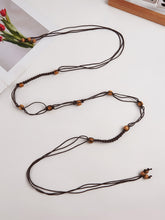 Load image into Gallery viewer, Cotton-Linen Knotted Belt
