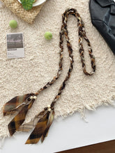 Load image into Gallery viewer, Linen Woven Belt With Fringes
