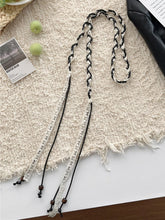 Load image into Gallery viewer, Linen Woven Belt With Fringes
