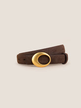 Load image into Gallery viewer, Luxury Suede Cowhide Belt With Oval Alloy Buckle
