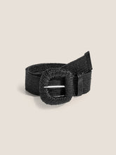 Load image into Gallery viewer, Natural Woven Straw Belt With Square Buckle
