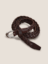 Load image into Gallery viewer, Premium Cowhide Retro Hand-Woven Twisted Thin Belt
