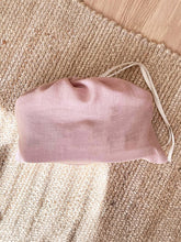 Load image into Gallery viewer, 100% Linen Solid-Color Drawstring Storage Bag

