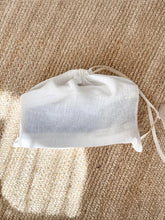 Load image into Gallery viewer, 100% Linen Solid-Color Drawstring Storage Bag
