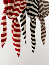 Load image into Gallery viewer, 100% Australian Wool Striped Functional Triangle Scarf
