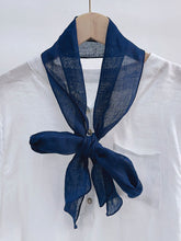 Load image into Gallery viewer, 100% Linen Hand-Tie-Dyed Scarf
