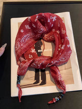 Load image into Gallery viewer, Bohemian Floral Multi-Functional Silk Scarf
