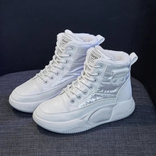 Load image into Gallery viewer, Women’s Plush-Lined Snow Boots – Non-Slip Lace-Up Winter Shoes
