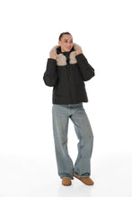 Load image into Gallery viewer, Genuine Polar Fox Fur Down Fill Jacket
