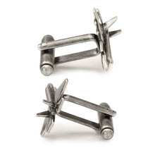Load image into Gallery viewer, Military Jet 3D Cufflinks
