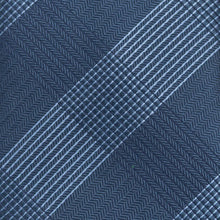 Load image into Gallery viewer, Best Dad Plaid Dark Blue Men's Tie
