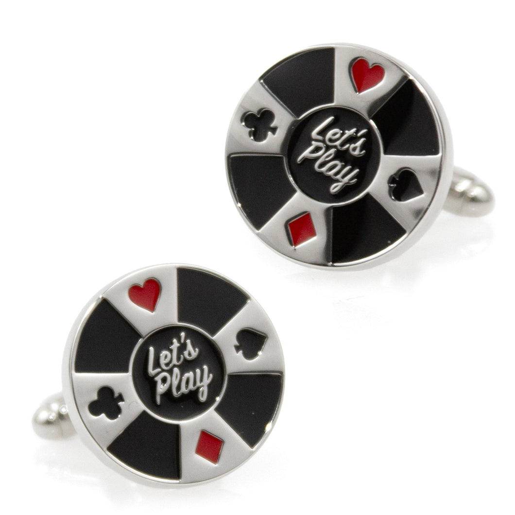 Poker Chip Cufflinks