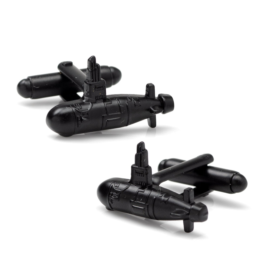 US Submarine Black 3D Cufflinks