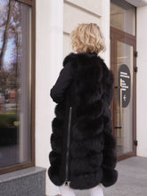 Load image into Gallery viewer, Genuine Polar Fox Fur Vest 90 cm
