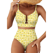 Load image into Gallery viewer, Women's Floral Print High-Waist U-Wire Bikini Set
