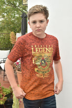 Load image into Gallery viewer, Kid&#39;s American Legend Orange Ombre Quick Dry Short Sleeve T-shirt
