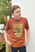 Load image into Gallery viewer, Kid&#39;s American Legend Orange Ombre Quick Dry Short Sleeve T-shirt
