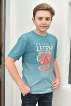 Load image into Gallery viewer, Kid&#39;s American Legend Blue Ombre Quick Dry Short Sleeve T-shirt
