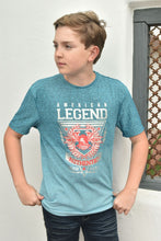 Load image into Gallery viewer, Kid&#39;s American Legend Blue Ombre Quick Dry Short Sleeve T-shirt

