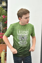 Load image into Gallery viewer, Kid&#39;s American Legend Lime Green Ombre Quick Dry Short Sleeve T-shirt
