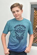 Load image into Gallery viewer, Kid&#39;s American Legend Blue Ombre Quick Dry Short Sleeve T-shirt
