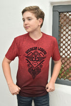 Load image into Gallery viewer, Kid&#39;s American Legend Red Ombre Quick Dry Short Sleeve T-shirt

