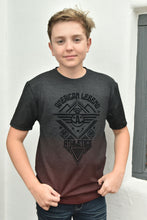 Load image into Gallery viewer, Kid&#39;s American Legend Black Ombre Quick Dry Short Sleeve T-shirt
