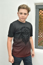 Load image into Gallery viewer, Kid&#39;s American Legend Black Ombre Quick Dry Short Sleeve T-shirt
