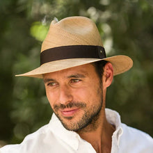 Load image into Gallery viewer, California Hats Hector - Panama Straw Fedora Hat
