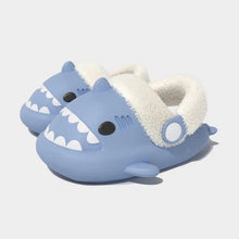Load image into Gallery viewer, Detachable Kids Winter Shark Slippers - # BOAA71410001
