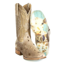 Load image into Gallery viewer, Tin Haul Golden Charolais - Women's Leather Cowgirl Boot
