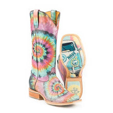 Load image into Gallery viewer, Tin Haul Groovy - Women's Leather Cowgirl Boot
