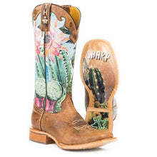 Load image into Gallery viewer, Tin Haul Cactilicious - Women's Leather Cowgirl Boot
