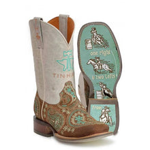 Load image into Gallery viewer, Tin Haul Wildrags - Women's Leather Cowgirl Boot
