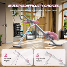 Load image into Gallery viewer, MERACH Ab Machine Adjustable Trainer Workout Foldable Knee Protection Abdominal Exercise Machine Core Ab Exercise System Trainer
