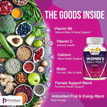 Load image into Gallery viewer, Women's Daily Multi Capsules - Daily Multivitamin To Support Energy and Immune Health - 120 Capsules

