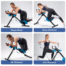 Load image into Gallery viewer, MERACH Ab Machine Adjustable Trainer Workout Foldable Knee Protection Abdominal Exercise Machine Core Ab Exercise System Trainer
